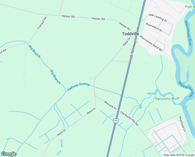 map of restaurants, bars, coffee shops, grocery stores, and more near 5459 Reba Drive in Conway