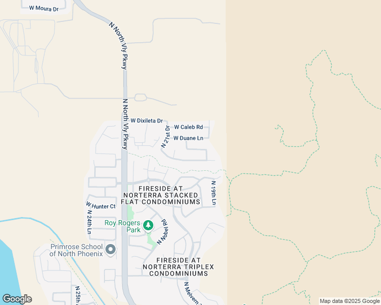 map of restaurants, bars, coffee shops, grocery stores, and more near 2012 West Nadine Way in Phoenix