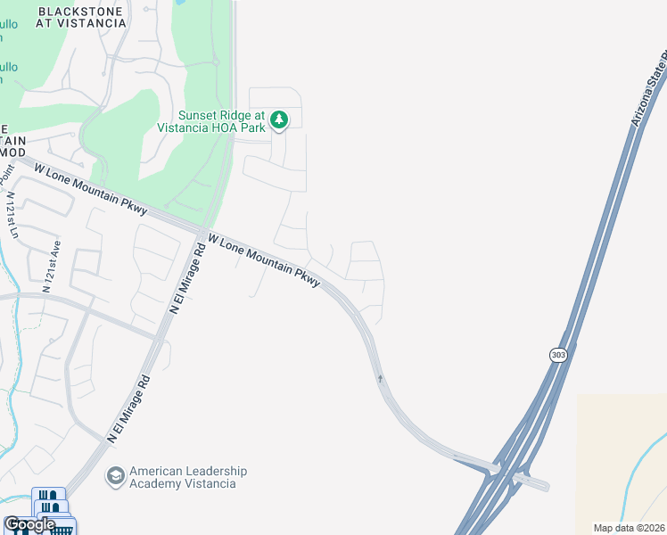 map of restaurants, bars, coffee shops, grocery stores, and more near 29099 North Sorrento Drive in Peoria