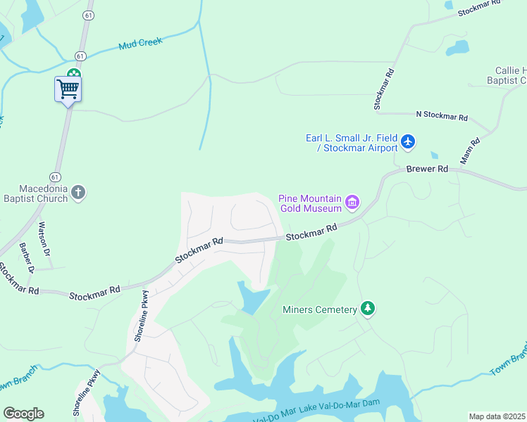 map of restaurants, bars, coffee shops, grocery stores, and more near 3009 Gold Creek Drive in Villa Rica