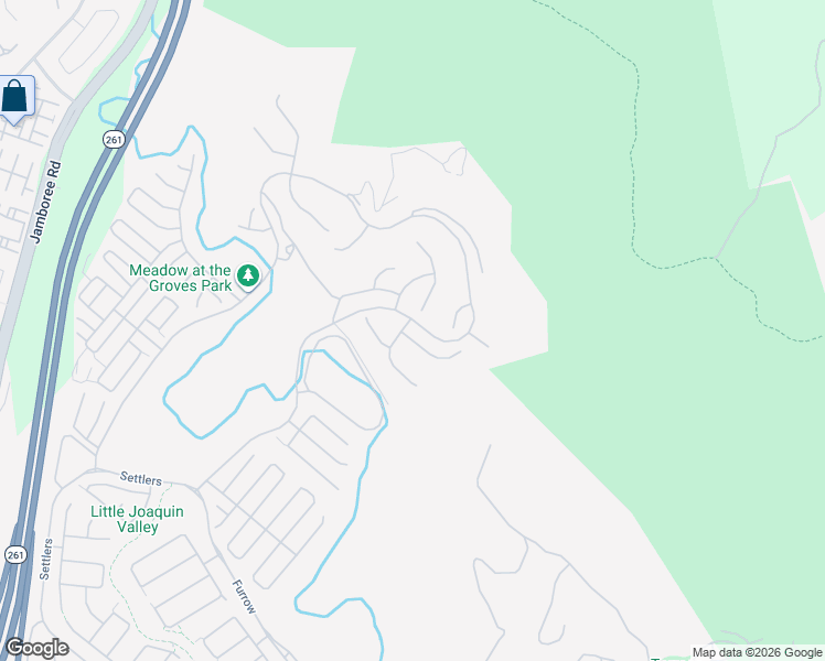 map of restaurants, bars, coffee shops, grocery stores, and more near 119 Nest Pine in Irvine