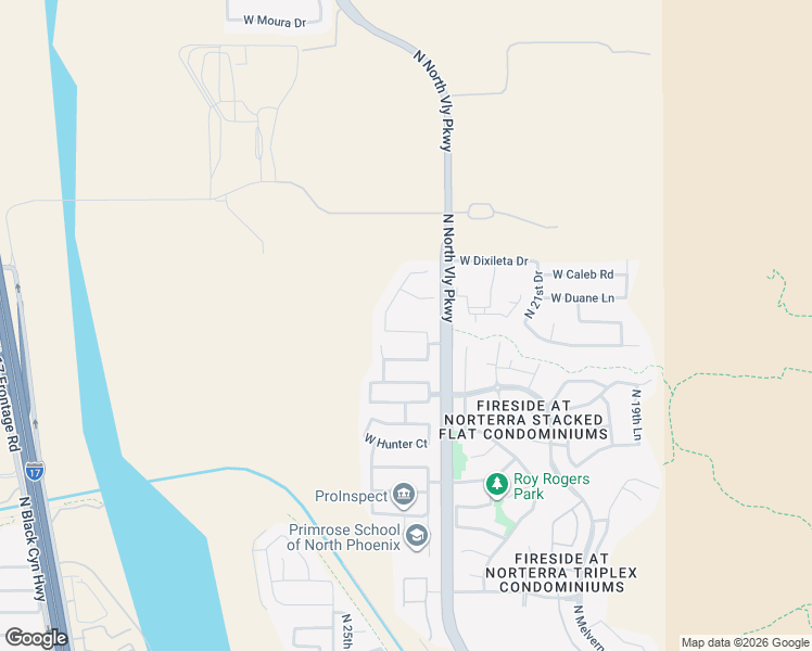 map of restaurants, bars, coffee shops, grocery stores, and more near 2328 West Cedar Ridge Road in Phoenix