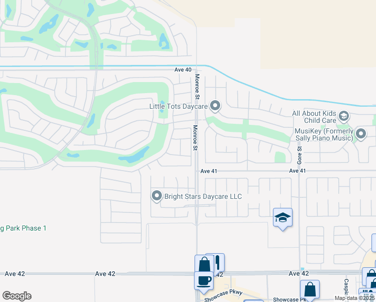 map of restaurants, bars, coffee shops, grocery stores, and more near 40799 Calle Los Osos in Indio