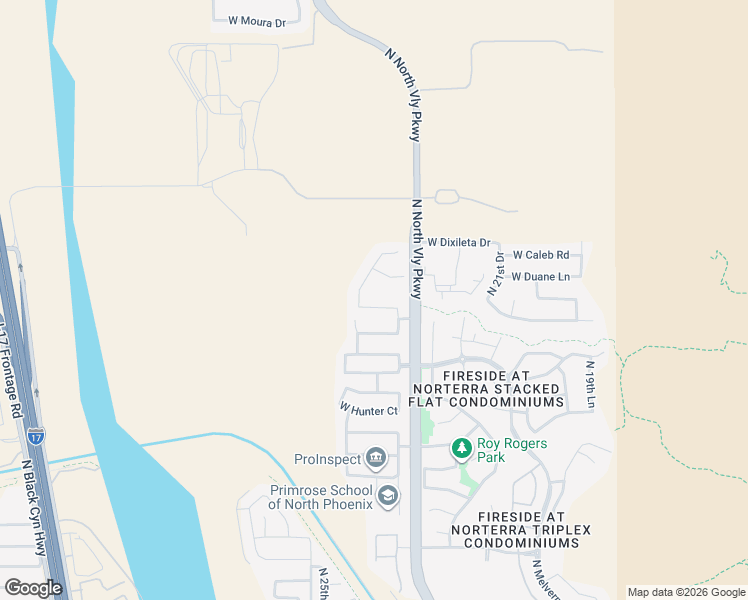 map of restaurants, bars, coffee shops, grocery stores, and more near 2328 West Cedar Ridge Road in Phoenix