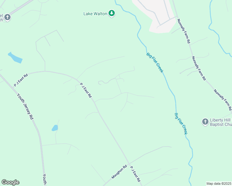 map of restaurants, bars, coffee shops, grocery stores, and more near 7319 Lake Walton Boulevard in Covington