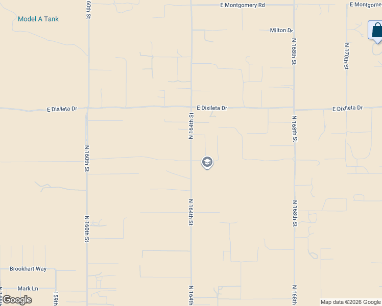 map of restaurants, bars, coffee shops, grocery stores, and more near North 164th Street in Scottsdale