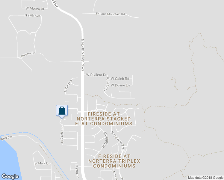 map of restaurants, bars, coffee shops, grocery stores, and more near 29518 North 21st Avenue in Phoenix