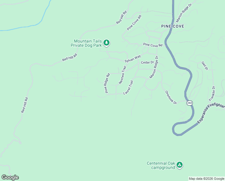 map of restaurants, bars, coffee shops, grocery stores, and more near 52520 Laurel Trail in Idyllwild-Pine Cove