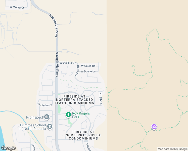 map of restaurants, bars, coffee shops, grocery stores, and more near 2004 West Nadine Way in Phoenix