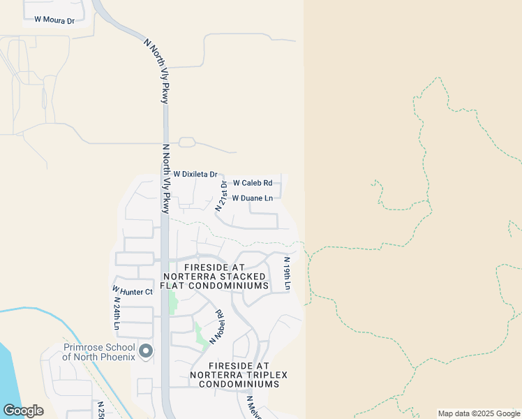 map of restaurants, bars, coffee shops, grocery stores, and more near 2012 West Nadine Way in Phoenix