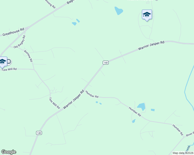 map of restaurants, bars, coffee shops, grocery stores, and more near 4634 Warrior Jasper Road in Dora