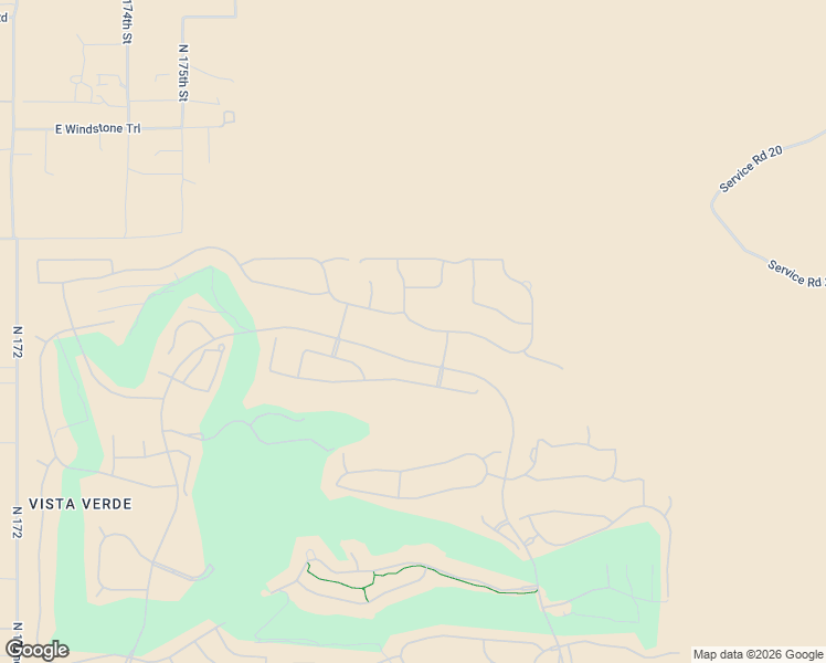 map of restaurants, bars, coffee shops, grocery stores, and more near 17907 East Slide Rock Drive in Rio Verde