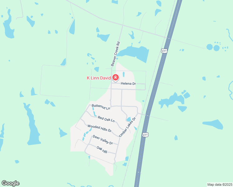 map of restaurants, bars, coffee shops, grocery stores, and more near 56 Helena Drive in Powderly