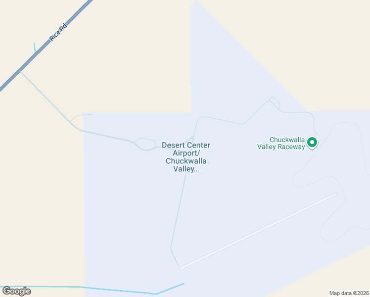 map of restaurants, bars, coffee shops, grocery stores, and more near 25300 Rice Road in Desert Center