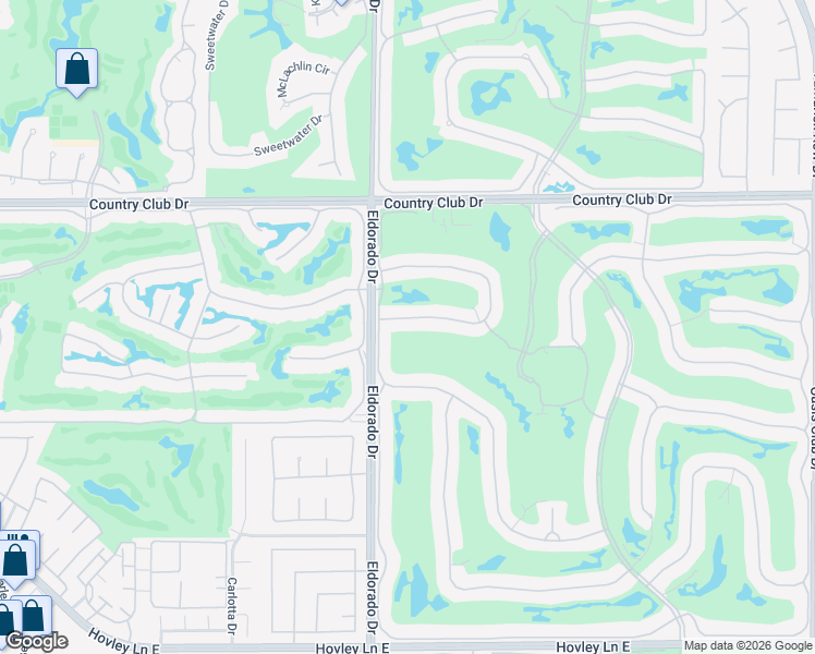 map of restaurants, bars, coffee shops, grocery stores, and more near 413 White Horse Trail in Palm Desert