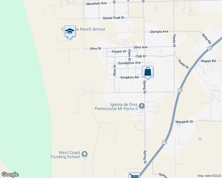 map of restaurants, bars, coffee shops, grocery stores, and more near Maguglin Way in Good Hope