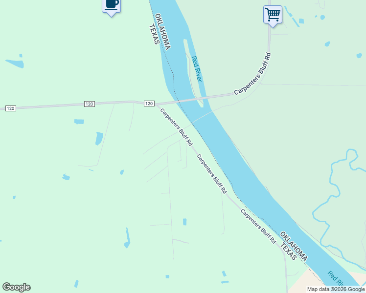 map of restaurants, bars, coffee shops, grocery stores, and more near in Grayson County