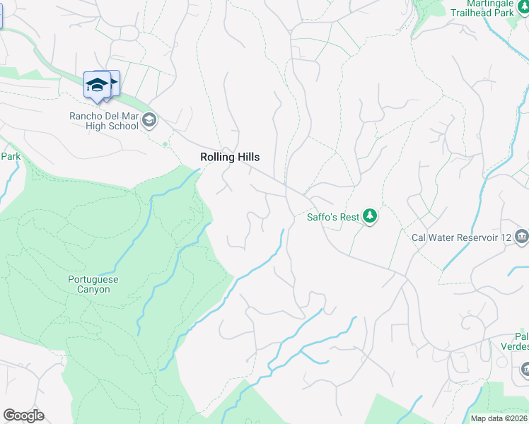 map of restaurants, bars, coffee shops, grocery stores, and more near 7 Cinchring Road in Rolling Hills