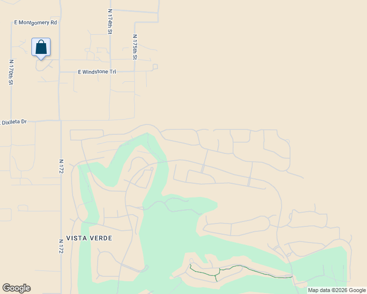 map of restaurants, bars, coffee shops, grocery stores, and more near 17710 East Fort Verde Road in Rio Verde