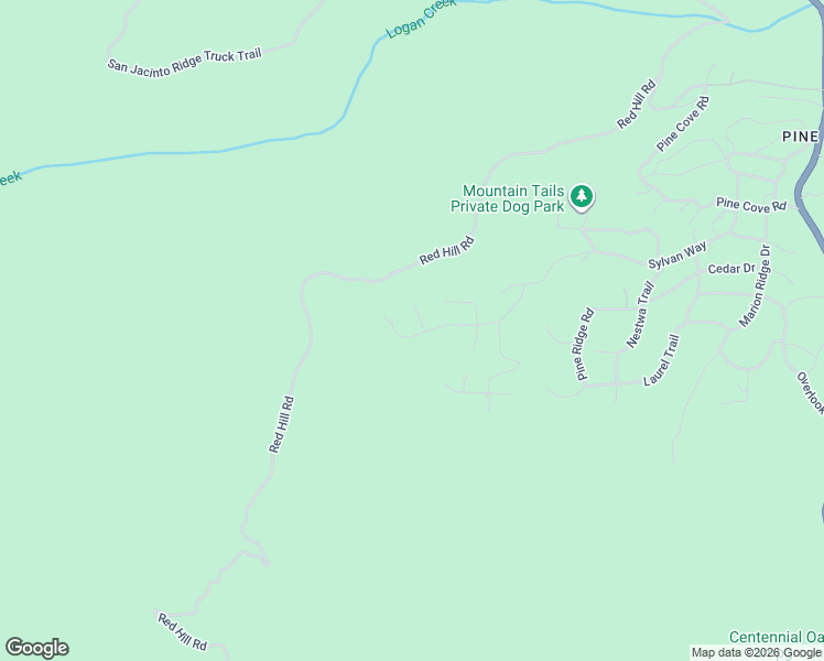 map of restaurants, bars, coffee shops, grocery stores, and more near 25305 Norwood Drive in Idyllwild-Pine Cove
