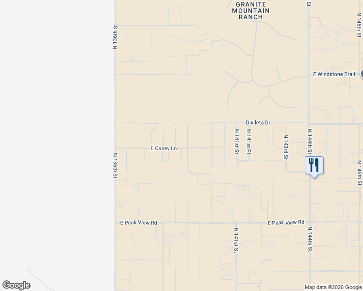 map of restaurants, bars, coffee shops, grocery stores, and more near 29609 North 138th Place in Scottsdale