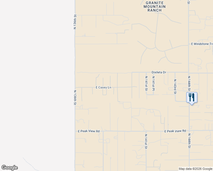 map of restaurants, bars, coffee shops, grocery stores, and more near 29609 North 138th Place in Scottsdale