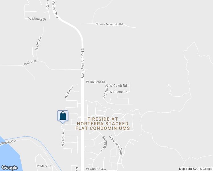 map of restaurants, bars, coffee shops, grocery stores, and more near 2328 West Caleb Road in Phoenix
