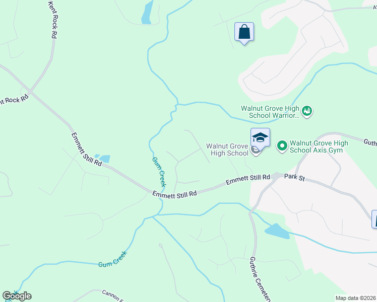 map of restaurants, bars, coffee shops, grocery stores, and more near 516 Stonecrest Place in Loganville