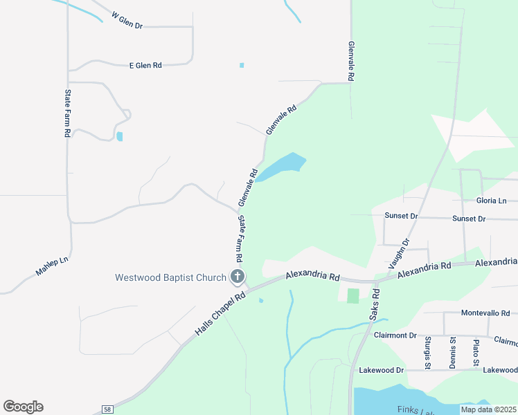 map of restaurants, bars, coffee shops, grocery stores, and more near 276 State Farm Road in Alexandria