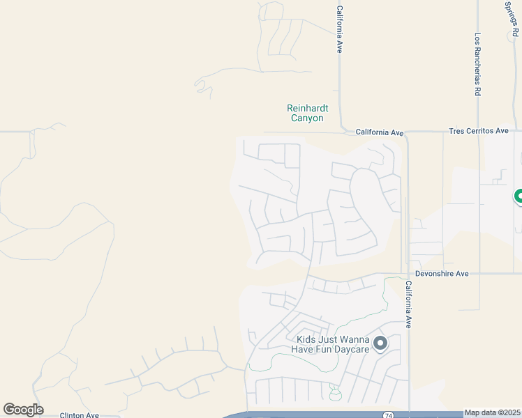 map of restaurants, bars, coffee shops, grocery stores, and more near 502 Garcia Drive in Hemet