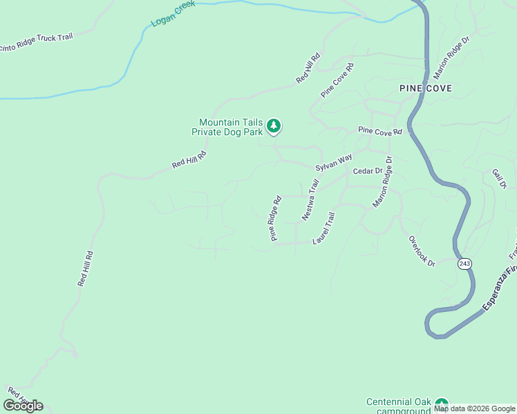 map of restaurants, bars, coffee shops, grocery stores, and more near 25282 Deer Path Road in Idyllwild-Pine Cove