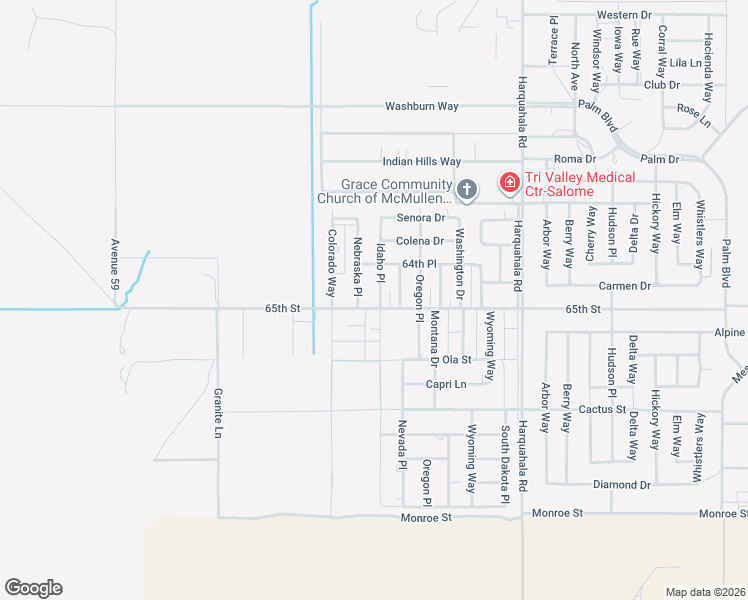map of restaurants, bars, coffee shops, grocery stores, and more near 39873-39999 Idaho Way in Salome