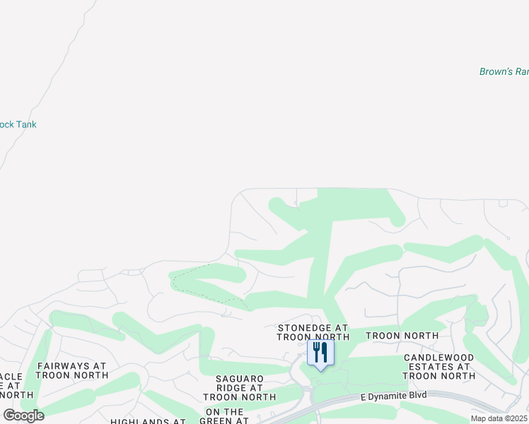 map of restaurants, bars, coffee shops, grocery stores, and more near 10132 East Duane Lane in Scottsdale
