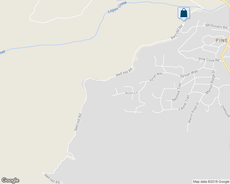 map of restaurants, bars, coffee shops, grocery stores, and more near 25305 Norwood Drive in Idyllwild-Pine Cove