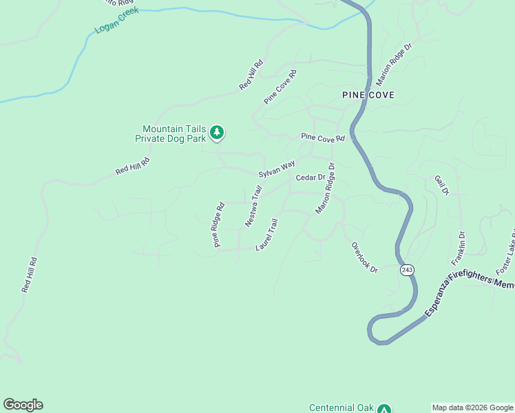 map of restaurants, bars, coffee shops, grocery stores, and more near 25270 Nestwa Trail in Idyllwild-Pine Cove