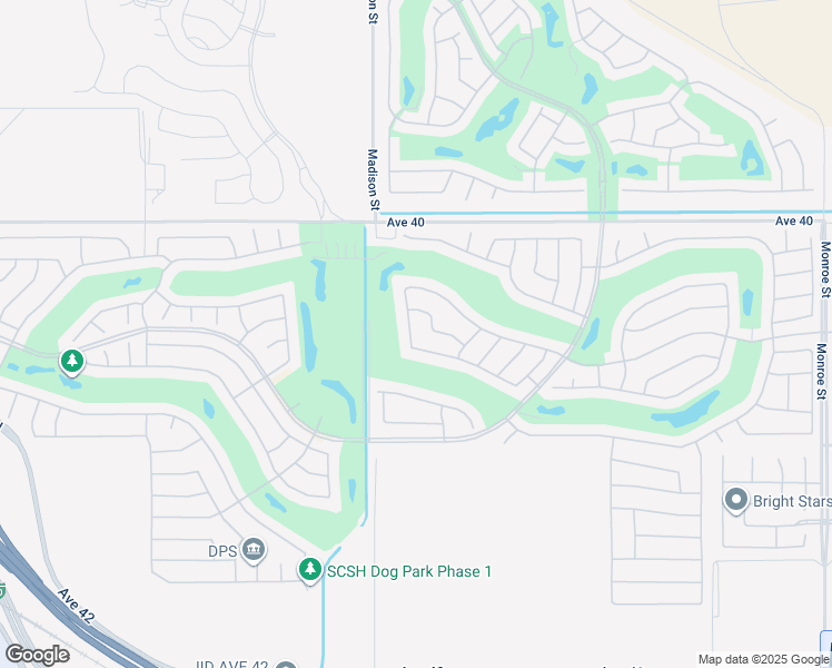 map of restaurants, bars, coffee shops, grocery stores, and more near 40514 Calle Estela in Indio