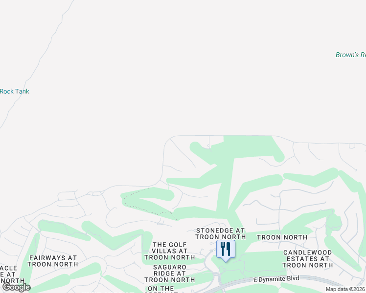 map of restaurants, bars, coffee shops, grocery stores, and more near 10110 East Duane Lane in Scottsdale