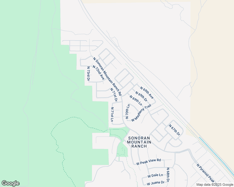 map of restaurants, bars, coffee shops, grocery stores, and more near 7139 West Ashby Drive in Peoria