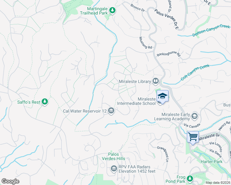 map of restaurants, bars, coffee shops, grocery stores, and more near 39 Eastfield Drive in Rolling Hills