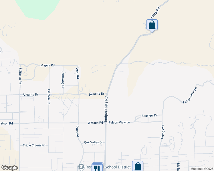 map of restaurants, bars, coffee shops, grocery stores, and more near in Homeland