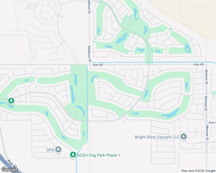 map of restaurants, bars, coffee shops, grocery stores, and more near 81158 Avenida Sombra in Indio