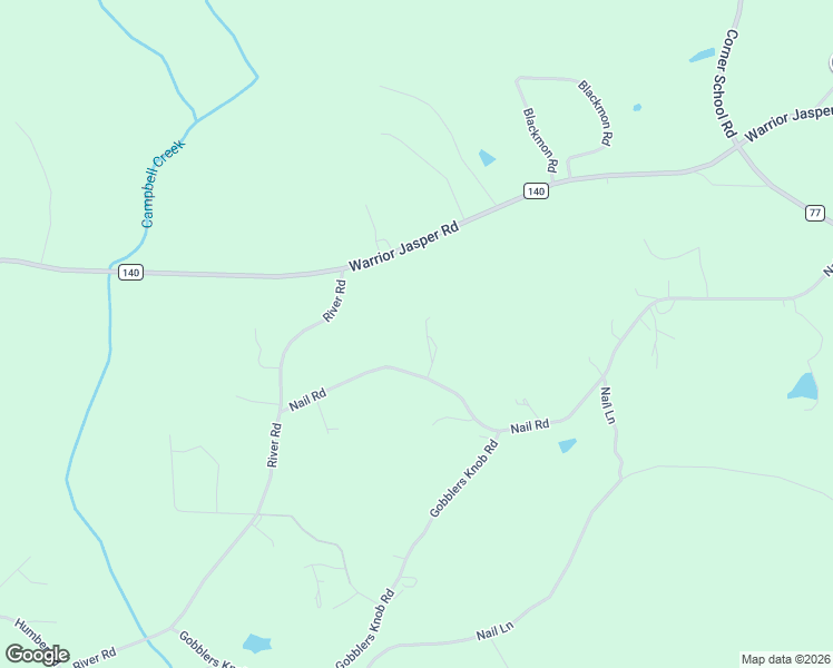 map of restaurants, bars, coffee shops, grocery stores, and more near 3349 Nail Road in Warrior