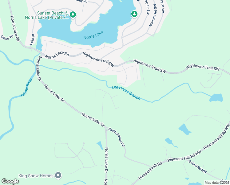 map of restaurants, bars, coffee shops, grocery stores, and more near 8592 Hidden Creek Circle in Snellville