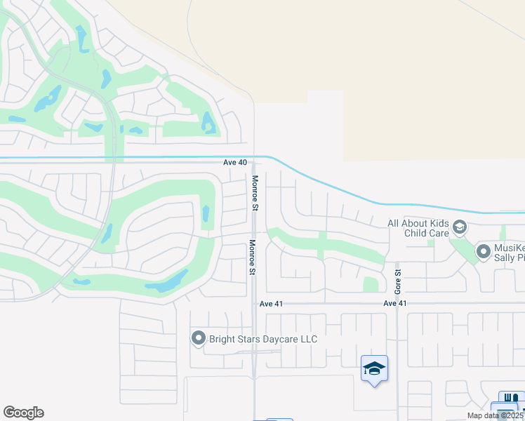 map of restaurants, bars, coffee shops, grocery stores, and more near 40345 Catania Court in Indio