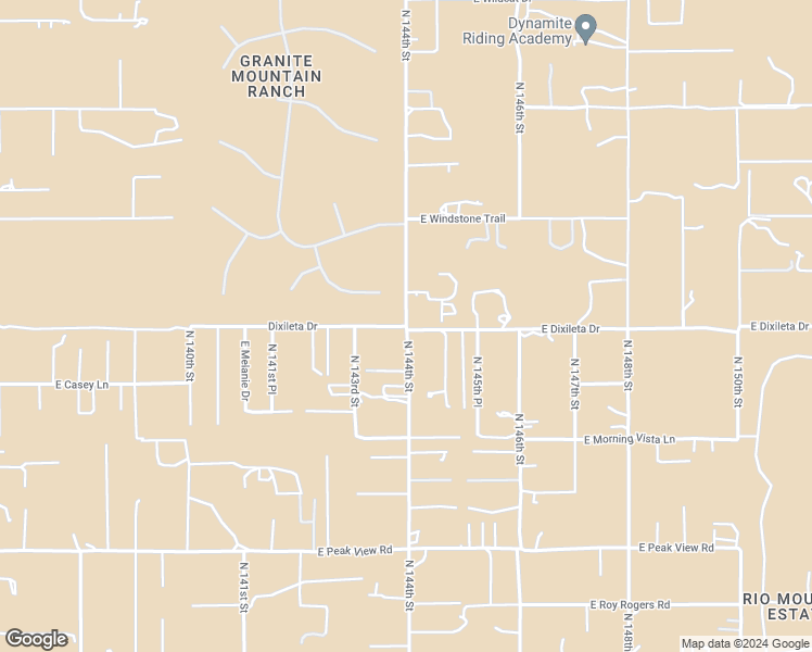 map of restaurants, bars, coffee shops, grocery stores, and more near 8525 East Dixileta Drive in Scottsdale