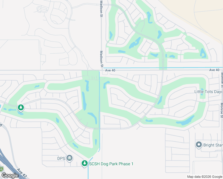 map of restaurants, bars, coffee shops, grocery stores, and more near 81071 Avenida Sombra in Indio