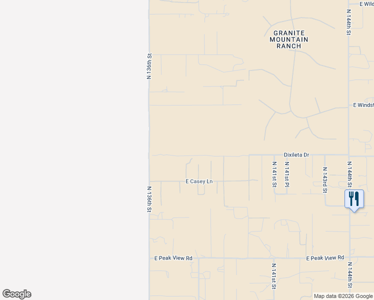 map of restaurants, bars, coffee shops, grocery stores, and more near 29709 North 138th Place in Scottsdale