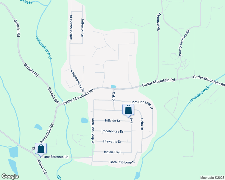 map of restaurants, bars, coffee shops, grocery stores, and more near 321 Oak Landing Circle in Douglasville