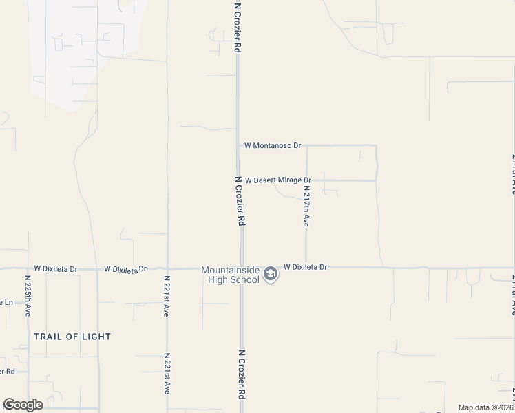 map of restaurants, bars, coffee shops, grocery stores, and more near 30113 North Crozier Road in Wittmann