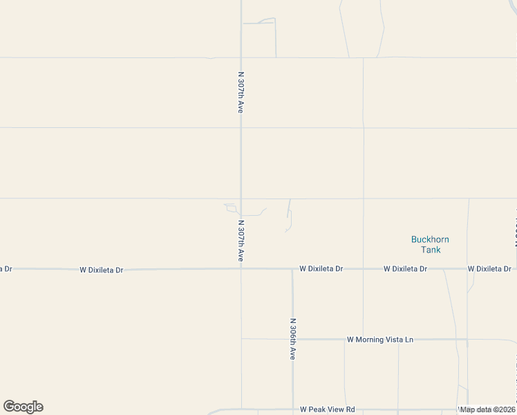 map of restaurants, bars, coffee shops, grocery stores, and more near 30039 North 307th Avenue in Wittmann